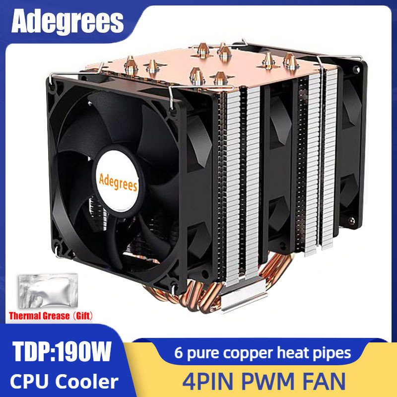 Cpu Cooler - 6 أنابيب الحرارة وحدة المعالجة المركزية