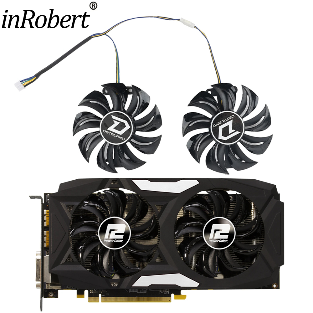 Gpu Cooler - مروحة تبريد GA91S2U لبطاقة الرسومات PowerColor