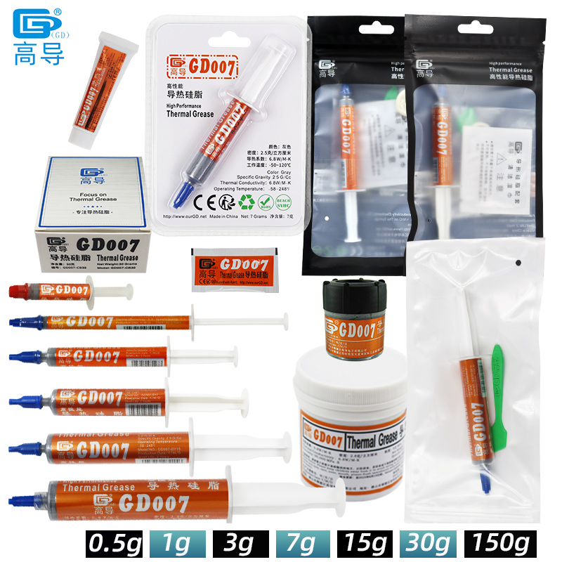 Thermal Paste - GD007 معجون الشحوم الحرارية الجص بالوعة
