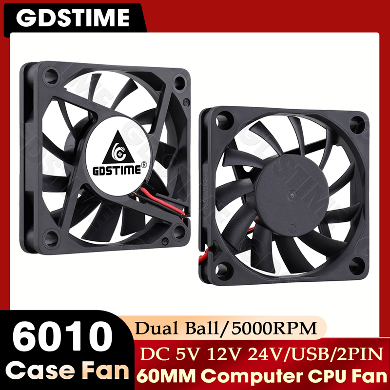 Gpu Cooler - مروحة GDSTIME 60 ملم 24 فولت
