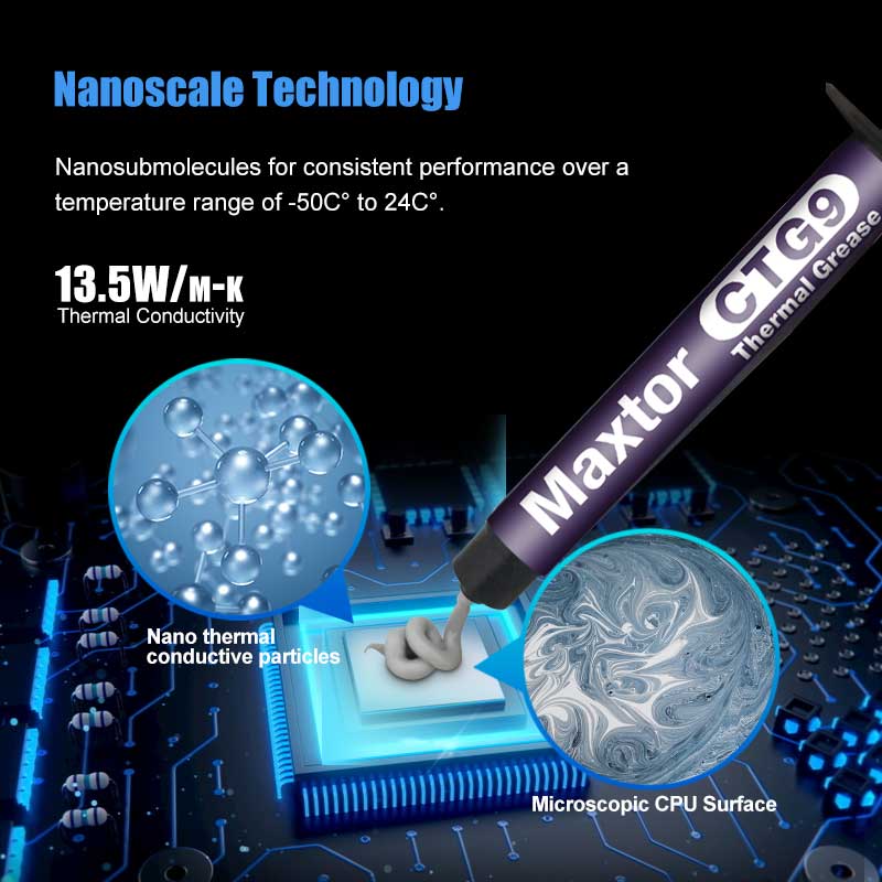 ماكستور CTG9 1 جرام 2 جرام 4 ج - مراجعة Thermal Paste وسعره