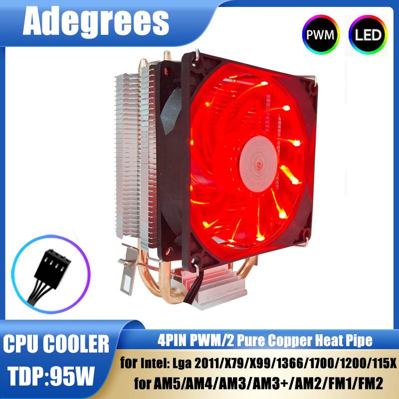 2 أنابيب الحرارة وحدة المعالجة - مراجعة Cpu Cooler وسعره