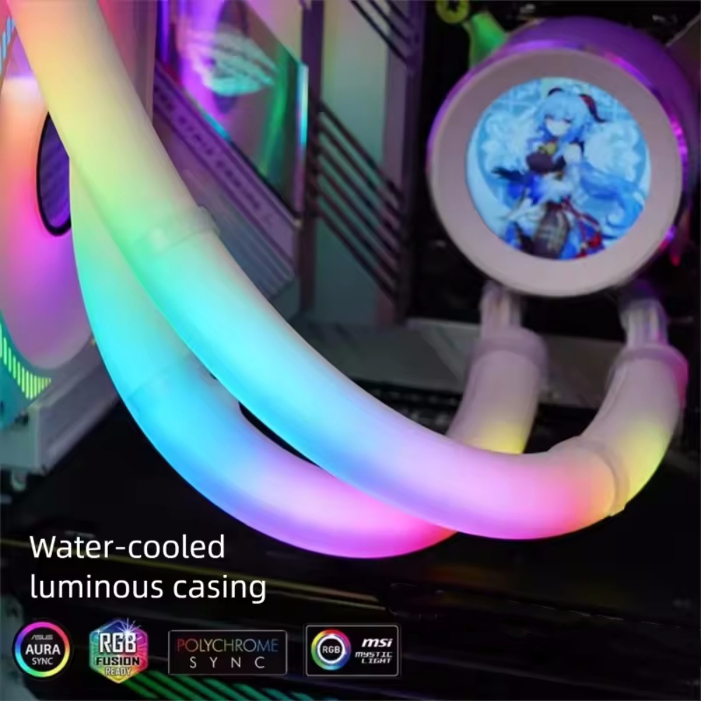 غطاء أنبوب إضاءة نيون LED مرن  - مراجعة Aio Liquid Cooler وسعره