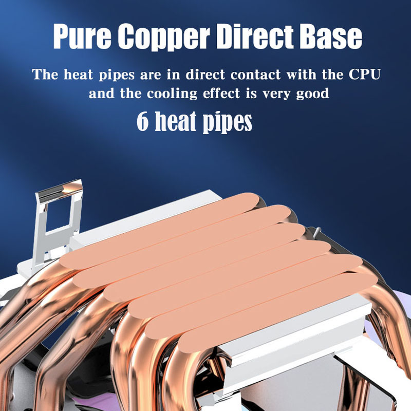 6 أنابيب الحرارة وحدة المعالجة - مراجعة Cpu Cooler وسعره