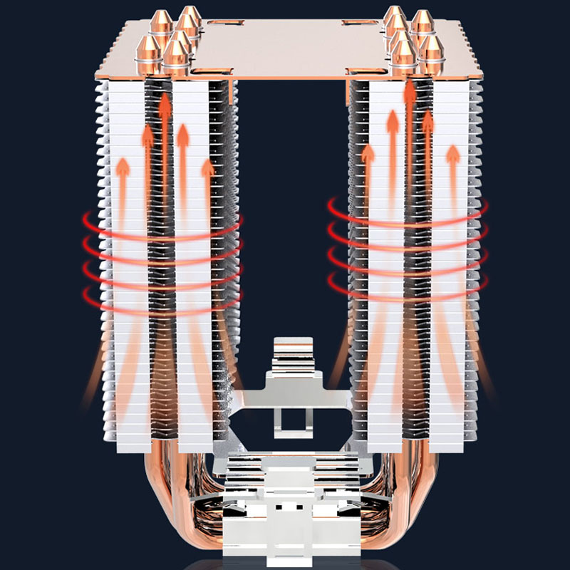 6 أنابيب الحرارة وحدة المعالجة - مراجعة Cpu Cooler وسعره