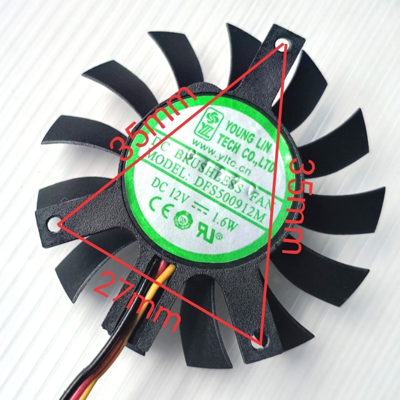 1 قطعة جديد ل DFS500912L DFS50 - مراجعة Cpu Cooler وسعره