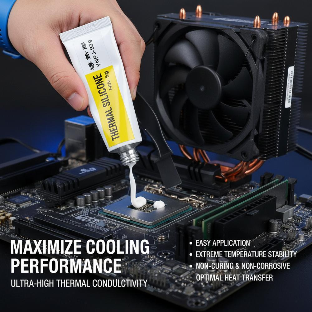 غراء حراري موصل 5G، لاصق قوي م - مراجعة Thermal Paste وسعره