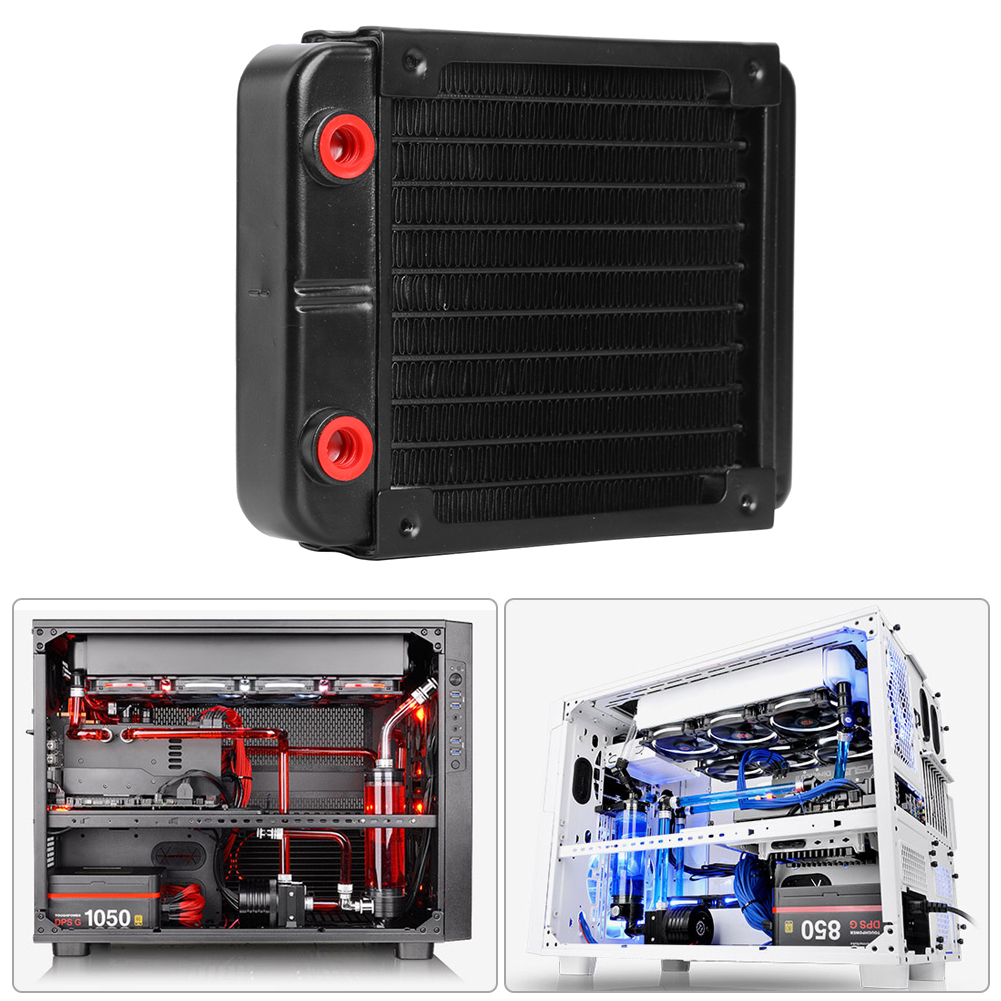مبرد مياه 120 مم بخيوط G1/4، م - مراجعة Aio Liquid Cooler وسعره
