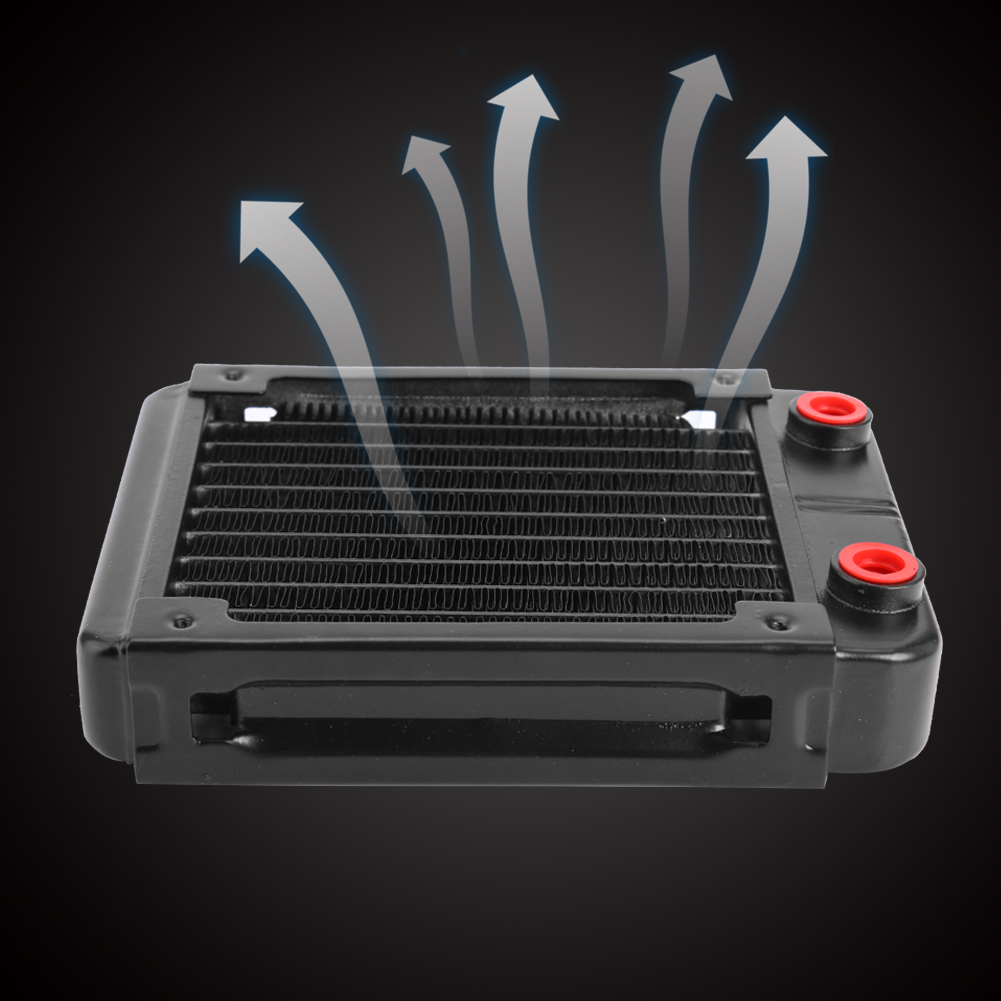 مبرد مياه 120 مم بخيوط G1/4، م - مراجعة Aio Liquid Cooler وسعره