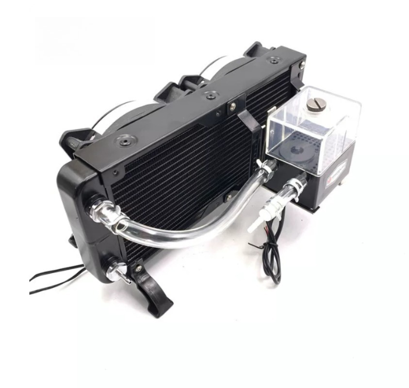 مجموعة تبريد خارجية شاملة، تتض - مراجعة External Radiator Water Cooling Kit وسعره