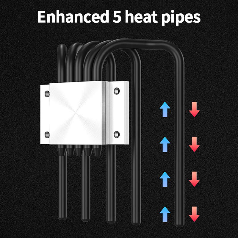 ID-COOLING IS-55 5Heatpipe CPU - مراجعة Cpu Cooler وسعره