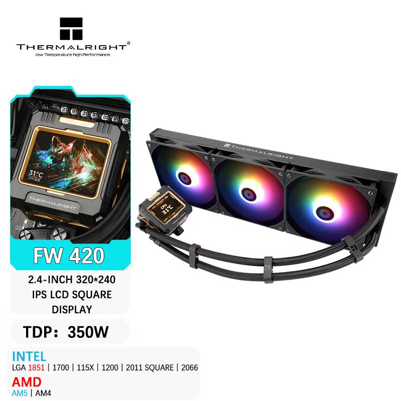 Thermalright FW 420 الكل في وا - مراجعة Aio Liquid Cooler وسعره
