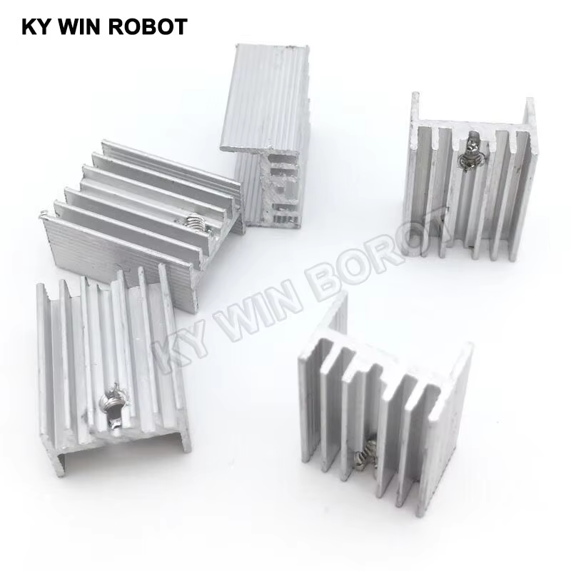 10 قطعة الألومنيوم TO-220 المب - مراجعة Heatsink وسعره